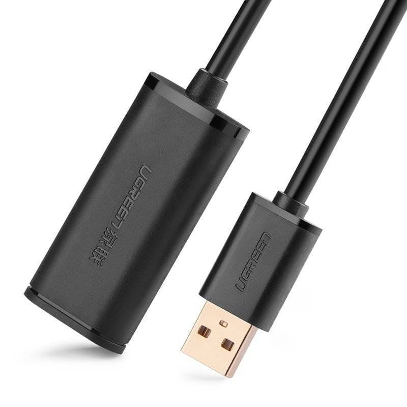 UGREEN Active Cable USB 2.0 Extension Cable 480 Mbps 10 Metres Black (US121 10321) - Image 6